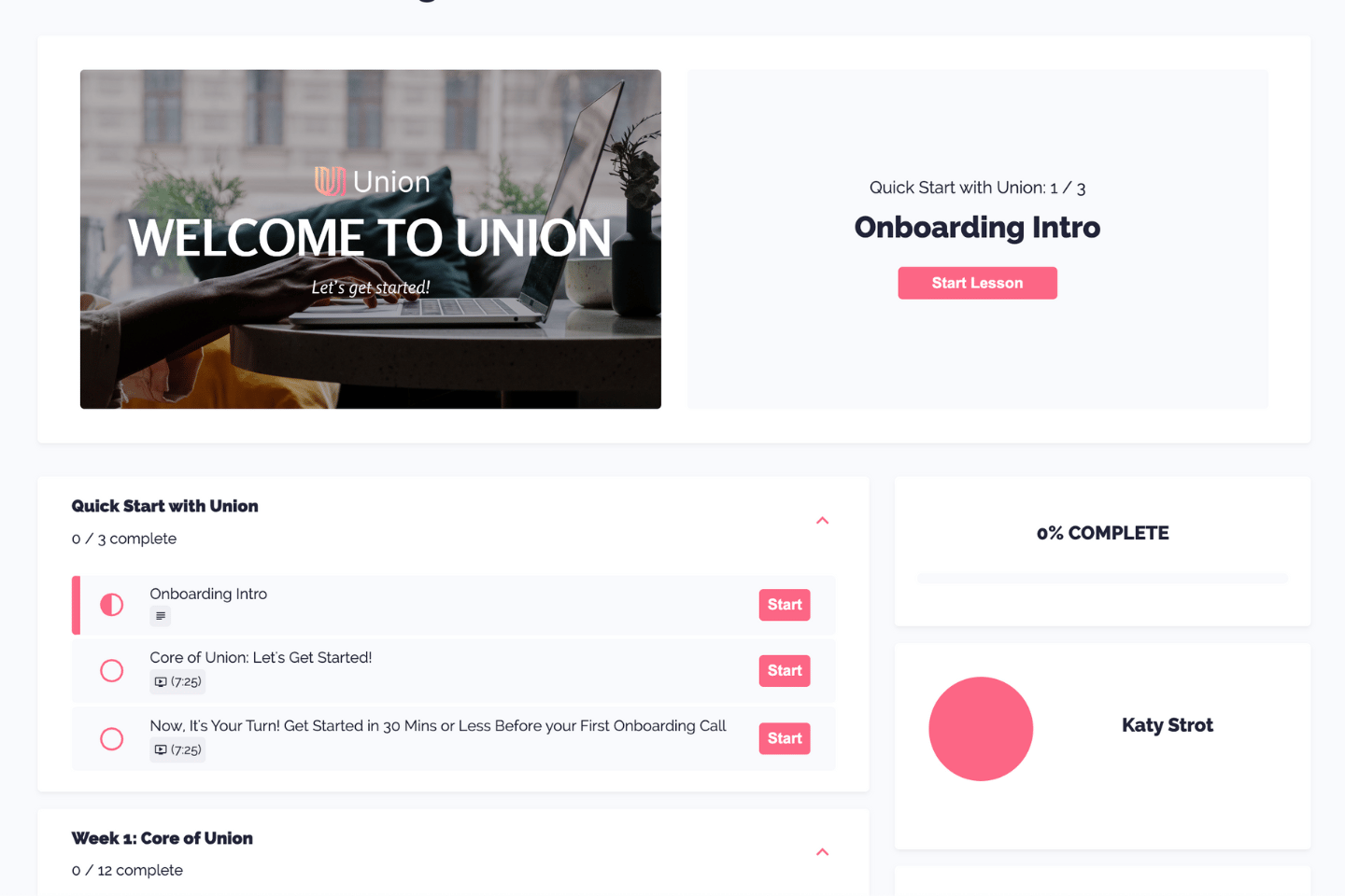 Onboarding Onboarding